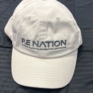 P.E NATION Cream Logo Baseball Cap